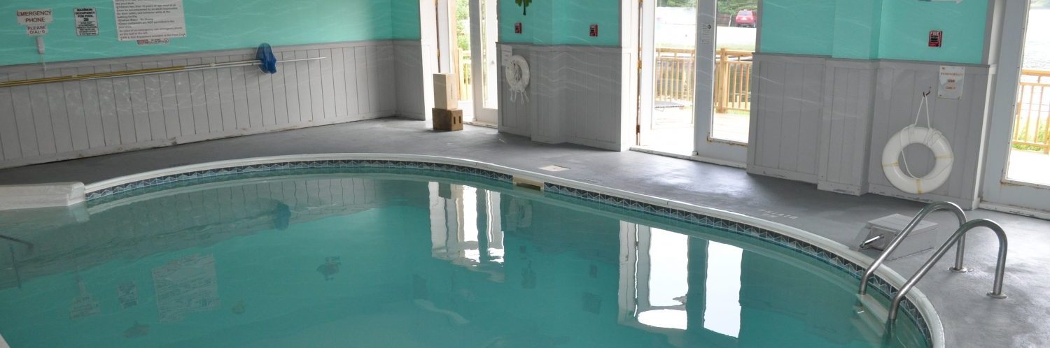 An indoor pool