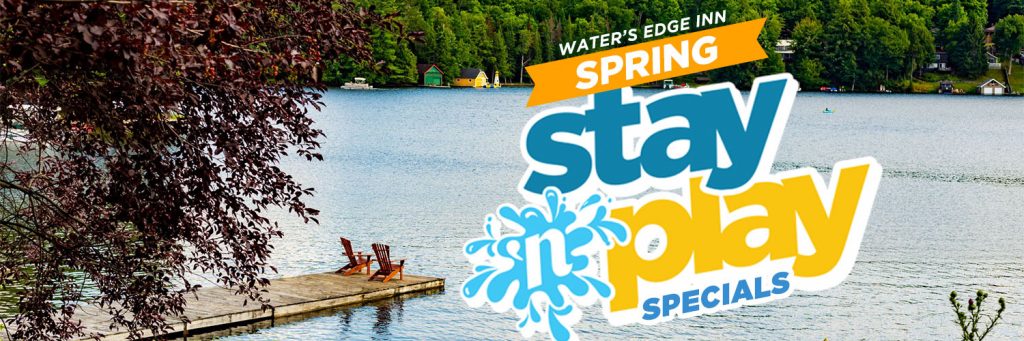 Spring Stay 'N Play Promo Codes - Water's Edge Inn | Hotel Lodging Old ...