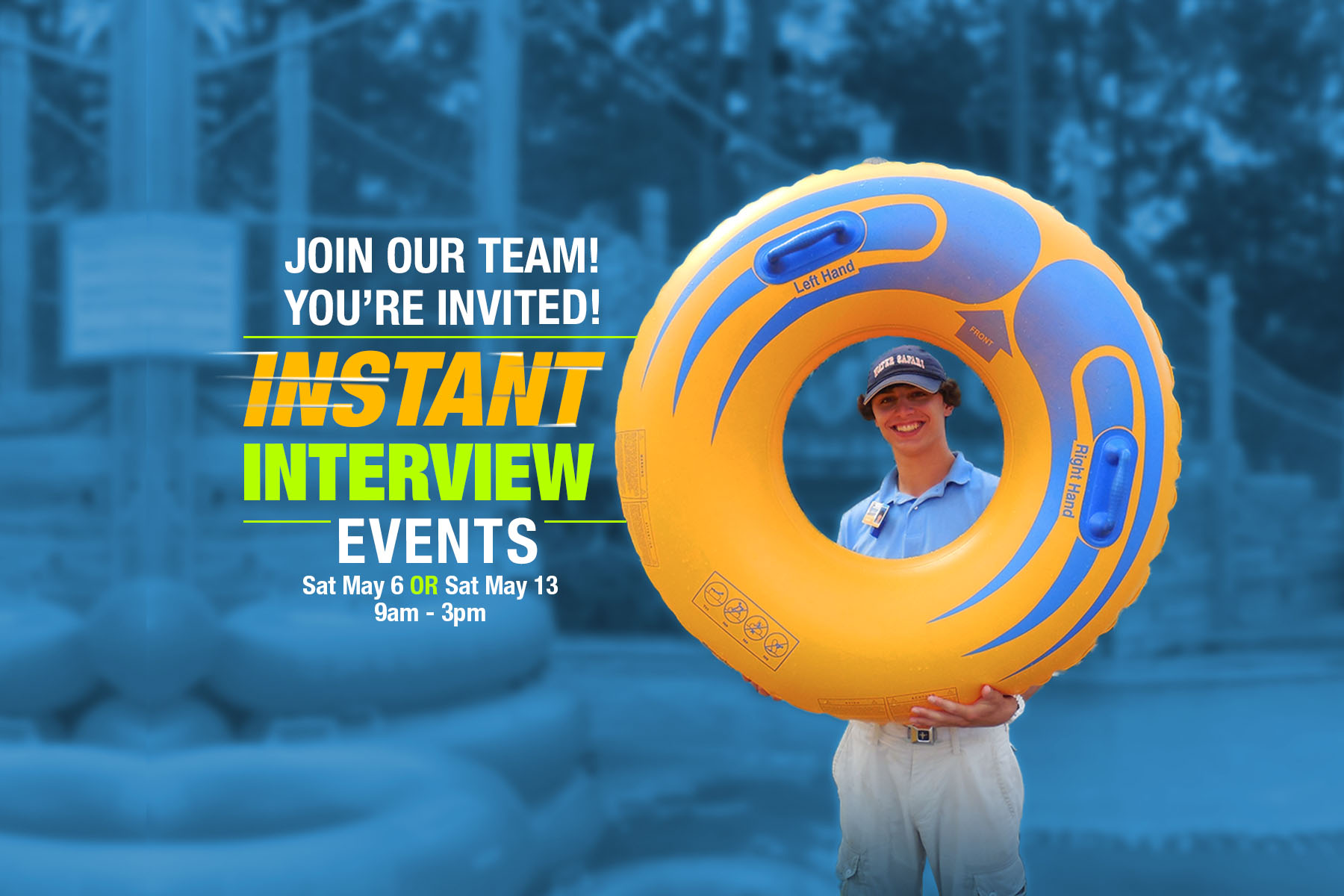 Water Safari Resort offering Instant Interviews