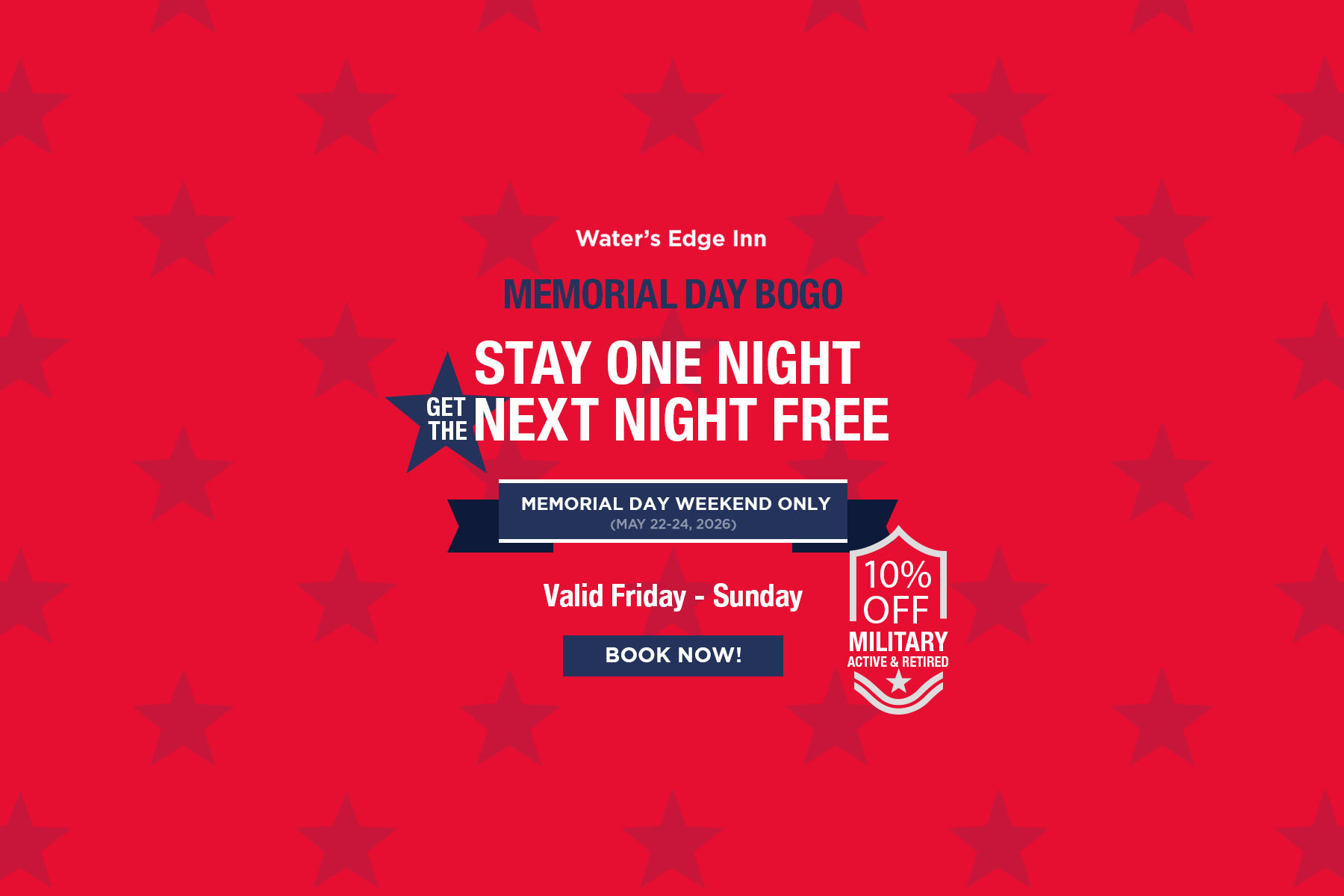 Memorial Day Weekend BOGO